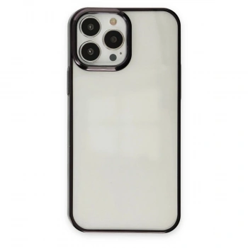 MARSİLYAN™- Apple İphone 14 Pro Kılıf Element Silikon - Siyah