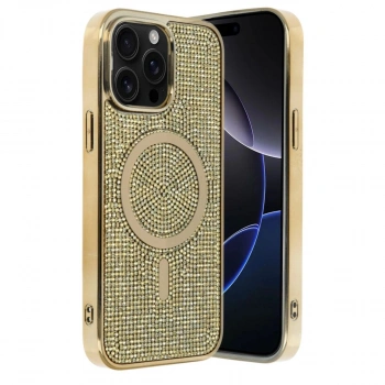MARSİLYAN™-  Apple İphone 14 Pro Max Helen Magsafe Kapak - Gold