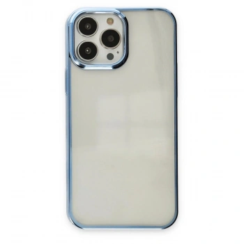MARSİLYAN™-  Apple İphone 14 Pro Max Kılıf Element Silikon - Sky Blue