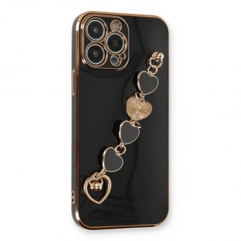 MARSİLYAN™- Apple İphone 14 Pro Max Kılıf Esila Silikon - Siyah