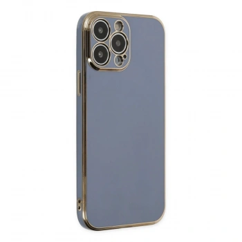 MARSİLYAN™- Apple İphone 14 Pro Max Kılıf Volet Silikon - Mavi