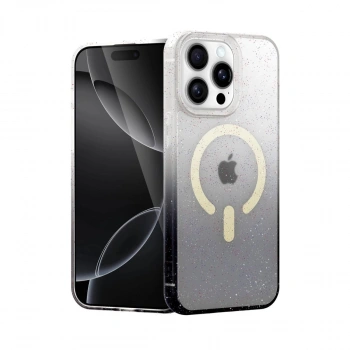 MARSİLYAN™- Apple İphone 14 Pro Max Pummel Shiny Magsafe Kapak - Siyah