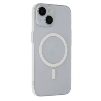 MARSİLYAN™-  Apple İphone 15 Plus Tuna Pc Slim Magsafe Kapak - Şeffaf