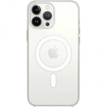 MARSİLYAN™- Apple İphone 15 Pro Kılıf Magneticsafe Şeffaf Silikon - Şeffaf