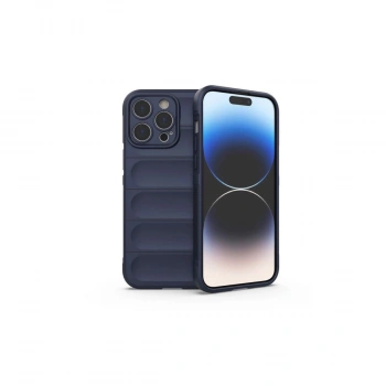 MARSİLYAN™- Apple İphone 15 Pro Max Kılıf Optimum Silikon - Lacivert