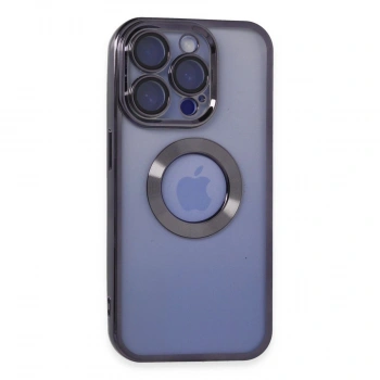 MARSİLYAN™- Apple İphone 15 Pro Max Kılıf Slot Silikon - Mor