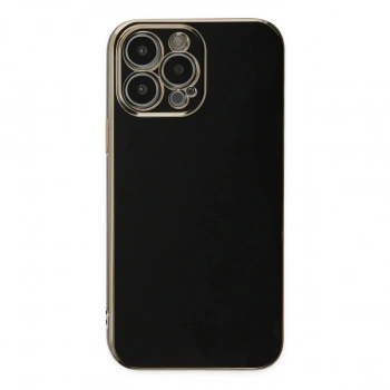 MARSİLYAN™- Apple İphone 15 Pro Max Kılıf Volet Silikon - Siyah