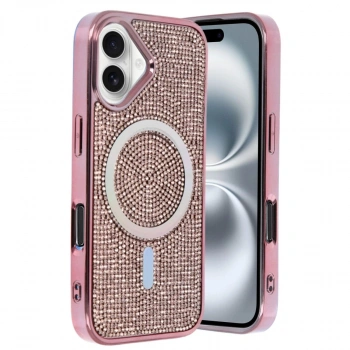 MARSİLYAN™-  Apple İphone 16 Helen Magsafe Kapak - Pembe