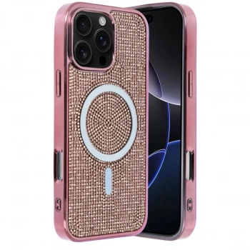 MARSİLYAN™-  Apple İphone 16 Pro Max Helen Magsafe Kapak - Pembe