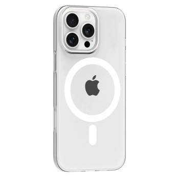 MARSİLYAN™-  Apple İphone 16 Pro Max Pc Blank Magsafe Kapak - Şeffaf