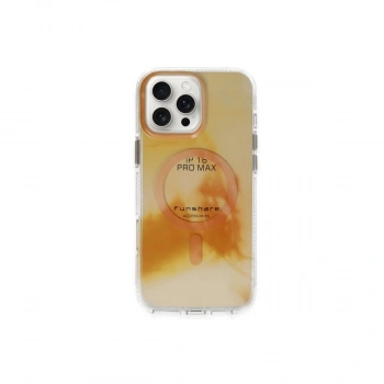 MARSİLYAN™-  Apple İphone 16 Pro Max Phantom Magsafe Kapak - Gold