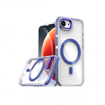 MARSİLYAN™-  Apple İphone 16e Bella Magsafe Kapak - Mavi