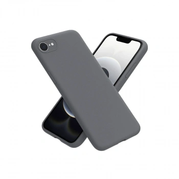 MARSİLYAN™- Apple İphone 16e Kılıf First Silikon - Gri