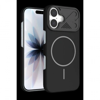 MARSİLYAN™-  Apple İphone 17 Export Magsafe Kapak - Siyah