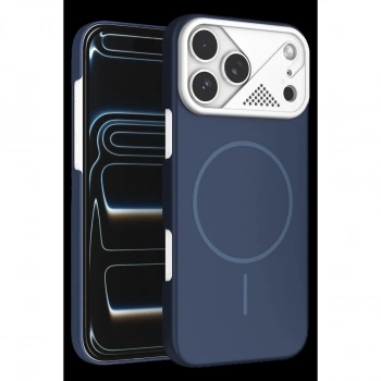 MARSİLYAN™-  Apple İphone 17 Pro Export Magsafe Kapak - Lacivert