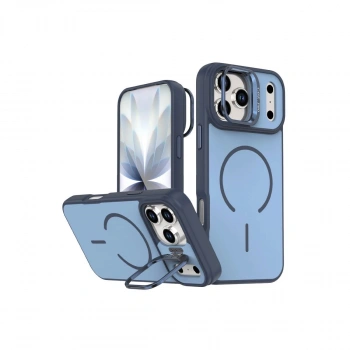 MARSİLYAN™-  Apple İphone 17 Pro Flexa Magsafe Kapak - Mavi