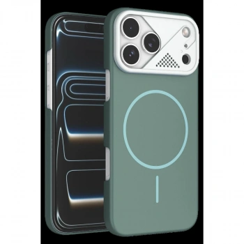 MARSİLYAN™-  Apple İphone 17 Pro Max Export Magsafe Kapak - Turkuaz