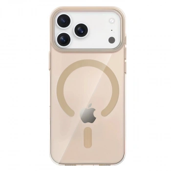 MARSİLYAN™-  Apple İphone 17 Pro Max Pc Blank Magsafe Kapak - Çöl Titanyum