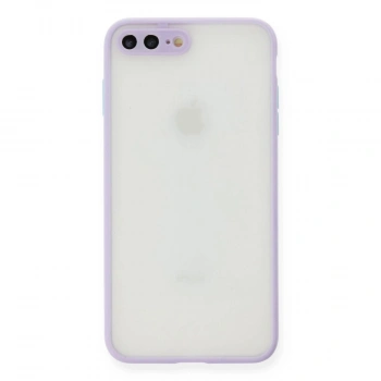 MARSİLYAN™- Apple İphone 7 Plus Kılıf Montreal Silikon Kapak - Mor