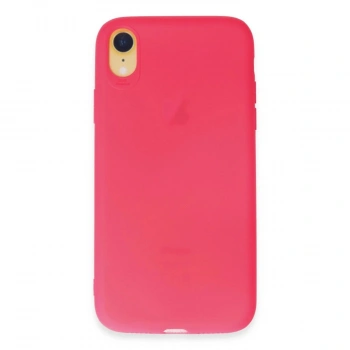 MARSİLYAN™- Apple İphone Xr Kılıf First Silikon - Pembe