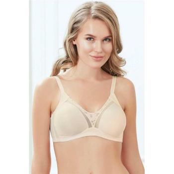 MARSiLYAN-  Balensiz Desteksiz Dolgusuz Toparlayıcı Dantelli Küçültücü Sütyen