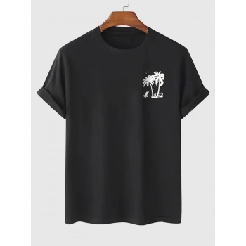 MARSiLYAN- Baskılı Oversize Bisiklet Yaka T-shirt - Siyah