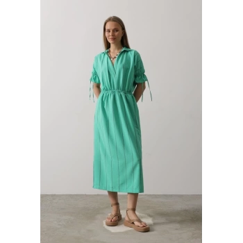 MARSiLYAN- Beli Lastikli Elbise
