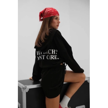 MARSiLYAN- Beli Lastikli Fermuarlı Sweatshirt