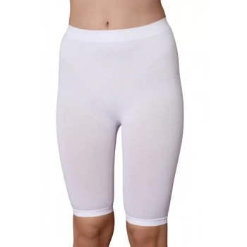 MARSiLYAN- Beyaz  3856 Soft Kapri Tayt