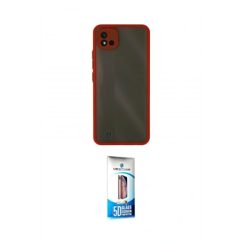 MARSİLYAN™- C11 2021 Kılıf Ahenk Çizgi Serisi - Siyah 5D Eko Cam Ekran Koruyucu