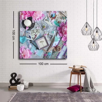 MARSiLYAN- Dekoratif Baskı illüstrasyon Gift Box Kanvas Tablo