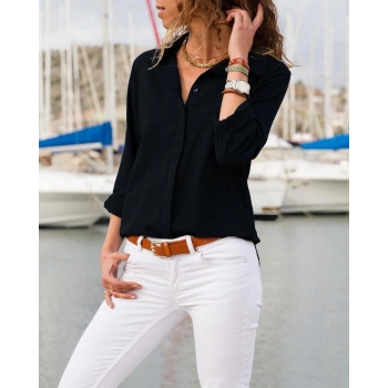 MARSiLYAN- Dokuma Viskon Kumaş Efsane Gömlek