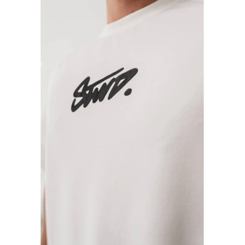 MARSiLYAN- Erkek Baskılı Oversize Tshirt