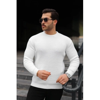 MARSiLYAN- Erkek Bisiklet Yaka Örme Kazak