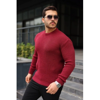 MARSiLYAN- Erkek Bisiklet Yaka Örme Kazak