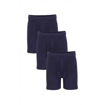 MARSiLYAN- Erkek Çocuk 3lü Lacivert Boxer