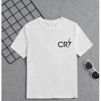 MARSiLYAN- Erkek Çocuk Baskılı T-Shirt - Beyaz