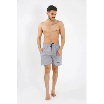 MARSiLYAN- Erkek Gri Deniz Şortu