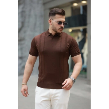 MARSiLYAN- Erkek Hemşire Yaka Kısa Kollu Tişört