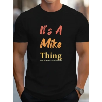 MARSiLYAN- Erkek It Is A Mike Thing Baskılı Erkek T-shirt