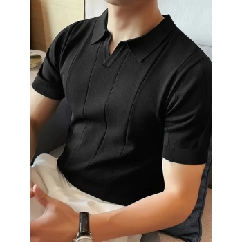 MARSiLYAN- Erkek Kısa Kollu Polo Yakalı Triko Tshirt