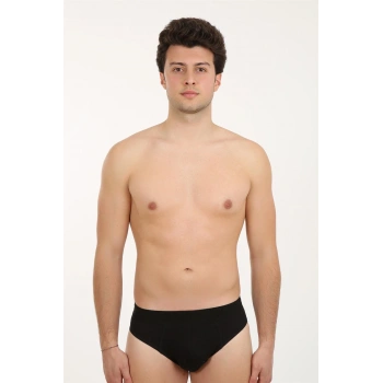 MARSiLYAN- Erkek Likralı Slip Siyah