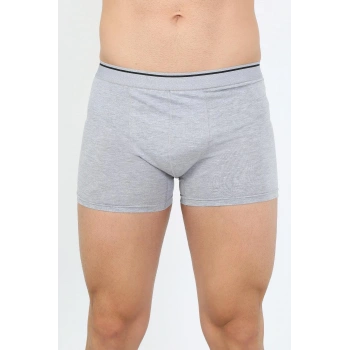 MARSiLYAN- Erkek Pamuk Likralı Boxer Gri