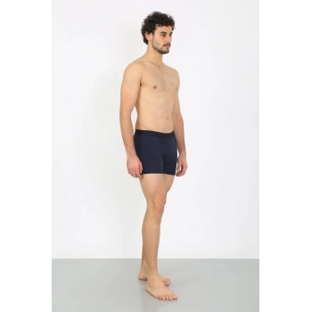 MARSiLYAN- Erkek Pamuk Likralı Boxer Lacivert