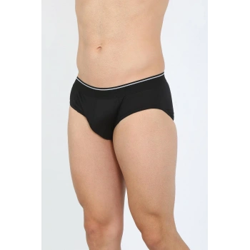 MARSiLYAN- Erkek Pamuk Likralı Slip Siyah