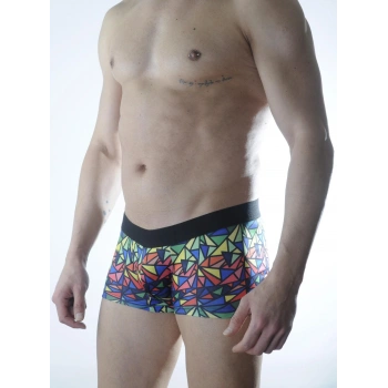 MARSiLYAN- Erkek Renkli Desenli Boxer