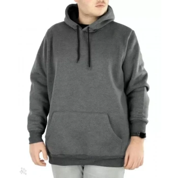 MARSiLYAN- Erkek Uzun Kol Kapşonlu Basic Sweatshirt Hoodie - Füme