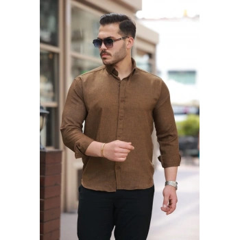 MARSiLYAN- Erkek Uzun Kollu Gömlek