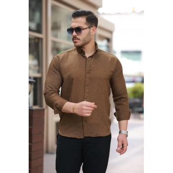 MARSiLYAN- Erkek Uzun Kollu Gömlek