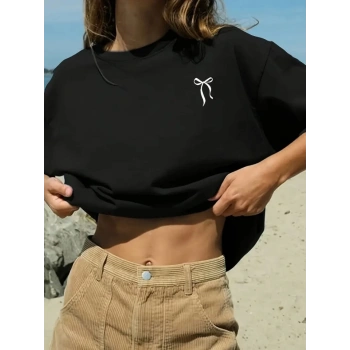 MARSiLYAN- Fiyonk Baskılı  Oversize Unisex Tshirt